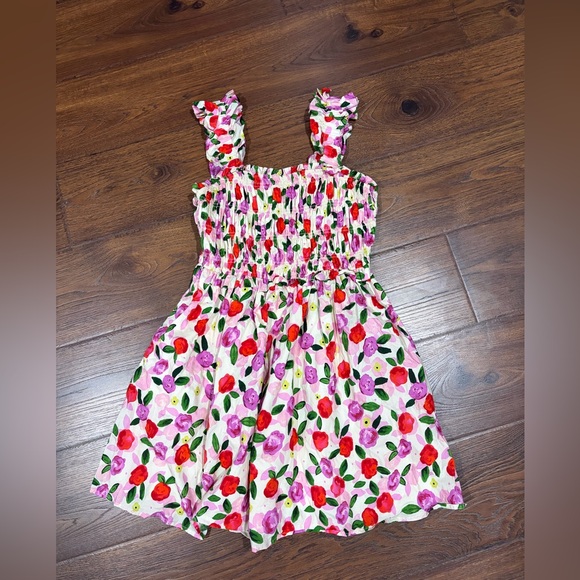 English Factory Flower Ruffled Mini Dress - Picture 6 of 8